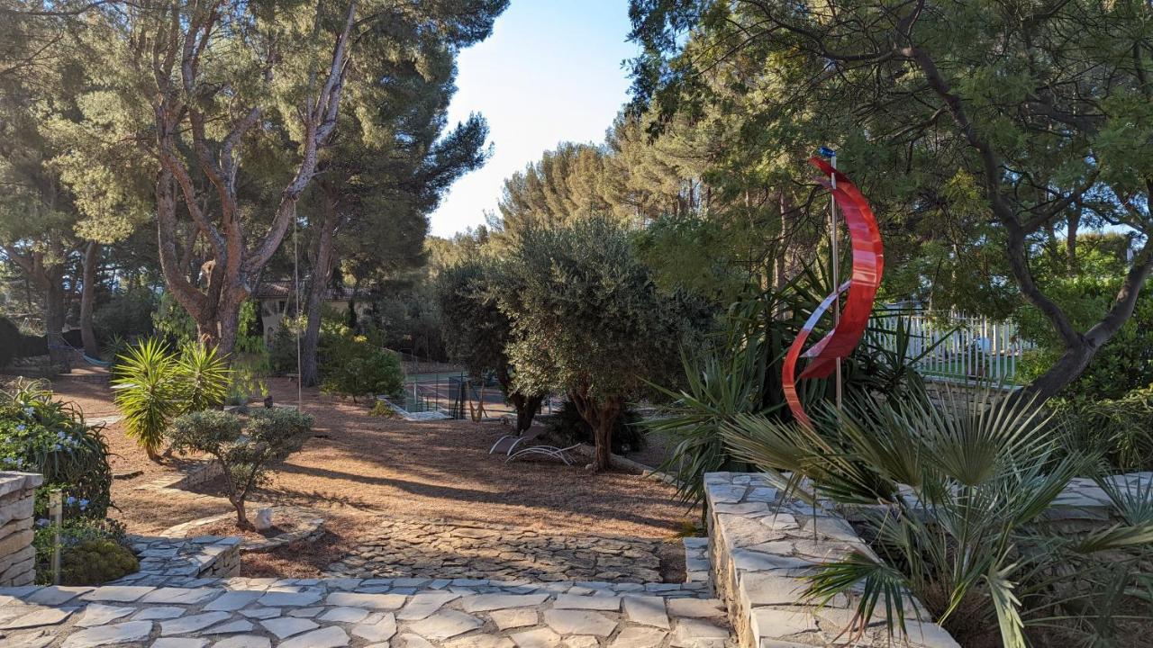 Villa Serena - Piscine, Tennis - Plage Sable 700M La Ciotat Dış mekan fotoğraf